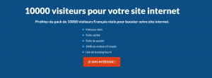 10000 visites pour votre site internet (France)