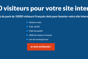 10000 visites pour votre site internet (France)