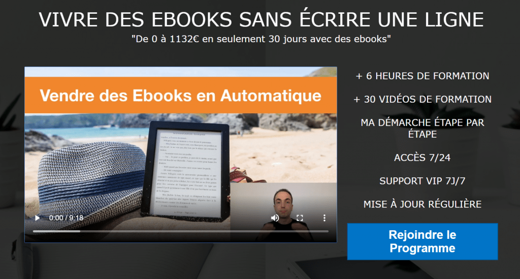 Vendre des Ebooks en Automatique