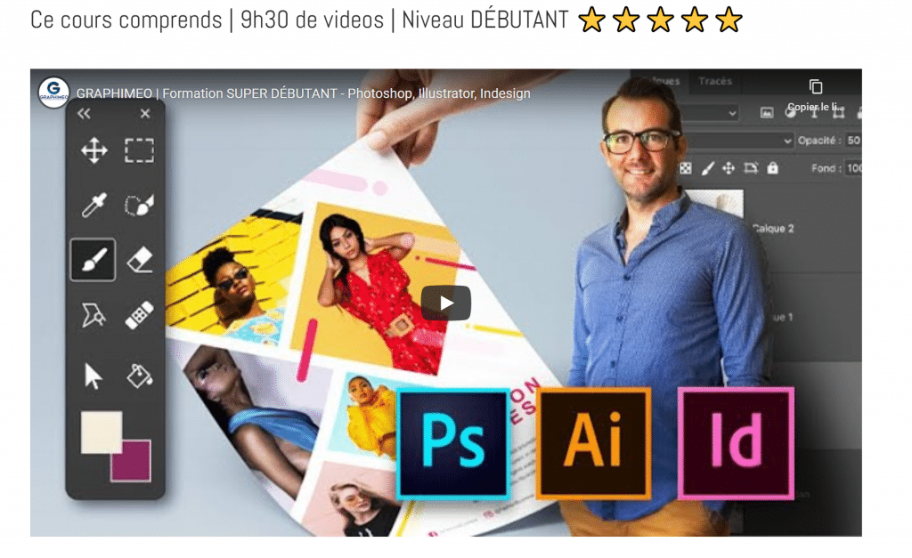 SUPER DÉBUTANT MasterClass -Photoshop, Illustrator