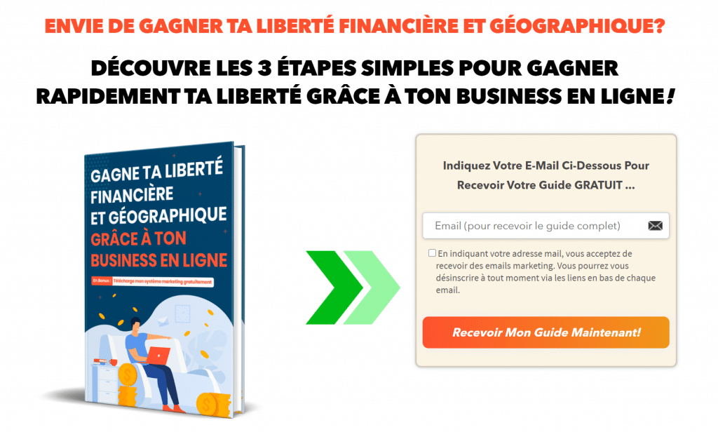 Guide Gratuit - Gagne ta Liberté Financière & Géographique