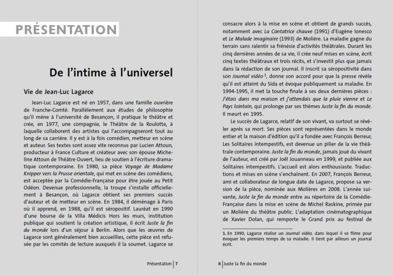Juste la fin du monde - Boutique-Virtuel.com
