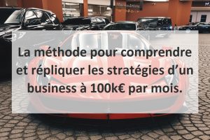 La méthode pour comprendre et répliquer les stratégies d’un business à 100k€ par mois.